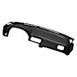 10-890-BLK Black, Molded, ABS Thermoplastic, Dash Cover Overlay 