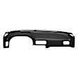 10-890-BLK Black, Molded, ABS Thermoplastic, Dash Cover Overlay 