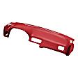 10-890-RD Red, Molded, ABS Thermoplastic, Dash Cover Overlay 