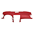 2010 Lexus IS250 - Dash Cover, Red, Molded; Overlay Over Factory Dash, Vacu Molded Series