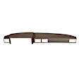 11-184LTLL-DBR Dark Brown, Molded, ABS Thermoplastic, Dash Cover Overlay 