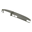 1986 Toyota Pickup - Dash Cover, Medium Gray, Molded; Overlay Over Factory Dash, With Long Tray Only, Vacu Molded Series
