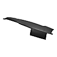 11-308-DGR Dark Gray, Molded, ABS Thermoplastic, Dash Cover Overlay 