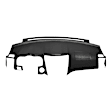 11-309LL-BLK Black, Molded, ABS Thermoplastic, Dash Cover Overlay 