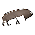 11-309LL-DBR Dark Brown, Molded, ABS Thermoplastic, Dash Cover Overlay 