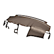 11-309LL-DBR Dark Brown, Molded, ABS Thermoplastic, Dash Cover Overlay 