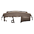 11-309LL-DBR Dark Brown, Molded, ABS Thermoplastic, Dash Cover Overlay 