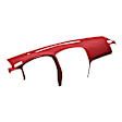 11-310LL-RD Red, Molded, ABS Thermoplastic, Dash Cover Overlay 