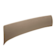 11-409K-LBR Kick Panel - Light Brown, ABS Plastic, Direct Fit, Sold Individually