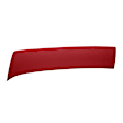 11-409K-RD Kick Panel - Red, ABS Plastic, Direct Fit, Sold Individually
