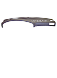 11-693-DBL Dark Blue, Molded, ABS Thermoplastic, Dash Cover Overlay 