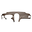 11-709LL-DBR Dark Brown, Molded, ABS Thermoplastic, Dash Cover Overlay 