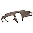 11-709LL-DBR Dark Brown, Molded, ABS Thermoplastic, Dash Cover Overlay 
