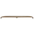 12-103-MBR Medium Brown, Molded, ABS Thermoplastic, Dash Cover Overlay 