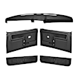 12-108CF-DGR Interior Restoration Kit - Dark Gray,  Dash Cap, Door Panel, Kick Panel, Direct Fit, Kit