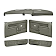 12-108CF-TGR Interior Restoration Kit - Taupe Gray,  Dash Cap, Door Panel, Kick Panel, Direct Fit, Kit