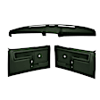 12-108CL-GRN Interior Restoration Kit - Dark Green,  Dash Cap, Door Panel, Kick Panel, Direct Fit, Kit
