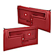 12-108CL-RD Interior Restoration Kit - Red,  Dash Cap, Door Panel, Kick Panel, Direct Fit, Kit