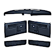 12-108CN-DBL Interior Restoration Kit - Dark Blue,  Dash Cap, Door Panel, Kick Panel, Direct Fit, Kit