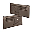 12-108CN-DBR Interior Restoration Kit - Dark Brown,  Dash Cap, Door Panel, Kick Panel, Direct Fit, Kit