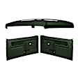 12-108CN-GRN Interior Restoration Kit - Dark Green,  Dash Cap, Door Panel, Kick Panel, Direct Fit, Kit