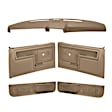 12-108CN-LBR Interior Restoration Kit - Light Brown,  Dash Cap, Door Panel, Kick Panel, Direct Fit, Kit