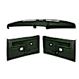 12-108CS-GRN Interior Restoration Kit - Dark Green,  Dash Cap, Door Panel, Kick Panel, Direct Fit, Kit