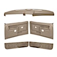 12-108CWS-MBR Interior Restoration Kit - Medium Brown,  Dash Cap, Door Panel, Kick Panel, Direct Fit, Kit
