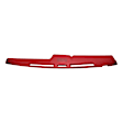 12-108-RD Red, Molded, ABS Thermoplastic, Dash Cover Overlay 