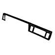 12-112-BLK Black, Molded, ABS Thermoplastic, Dash Cover Overlay 