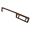 12-112-DBR Dark Brown, Molded, ABS Thermoplastic, Dash Cover Overlay 