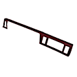 12-112-MR Maroon, Molded, ABS Thermoplastic, Dash Cover Overlay 