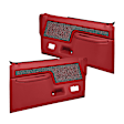 12-113CF-RD Interior Restoration Kit - Red,  Dash Cap, Door Panel, Kick Panel, Direct Fit, Kit