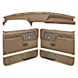 12-113CN-LBR Interior Restoration Kit - Light Brown,  Dash Cap, Door Panel, Kick Panel, Direct Fit, Kit