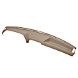 12-113-MBR Medium Brown, Molded, ABS Thermoplastic, Dash Cover Overlay 