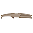 12-113-MBR Medium Brown, Molded, ABS Thermoplastic, Dash Cover Overlay 