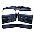 12-115C92N-DBL Interior Restoration Kit - Dark Blue,  Dash Cap, Door Panel, Kick Panel, Direct Fit, Kit