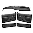 12-115C92N-DGR Interior Restoration Kit - Dark Gray,  Dash Cap, Door Panel, Kick Panel, Direct Fit, Kit