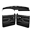 12-115C94F-BLK Interior Restoration Kit - Black,  Dash Cap, Door Panel, Direct Fit, Kit