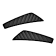 12-14LL-BLK Front Door Panel Insert Set of 2