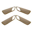 12-18C-LBR Front and Rear Door Panel Insert Set of 4