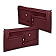 12-45CTL-MR Front, Driver and Passenger Side Door Trim Panel - Maroon Power Locks Only