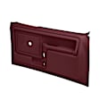 12-45CTL-MR Front, Driver and Passenger Side Door Trim Panel - Maroon Power Locks Only
