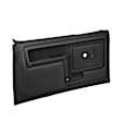 12-45CTN-BLK Front, Driver and Passenger Side Door Trim Panel - Black No Power