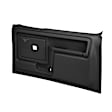 12-45CTW-BLK Front, Driver and Passenger Side Door Trim Panel - Black Power Windows Only