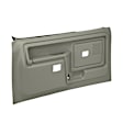 12-45CTWS-TGR Front, Driver and Passenger Side Door Trim Panel - Taupe Gray Power Windows with Slide Locks