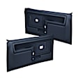 12-45F-DBL Front, Driver and Passenger Side Door Trim Panel - Blue Full Power