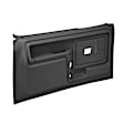12-45F-DGR Front, Driver and Passenger Side Door Trim Panel - Dark Gray Full Power