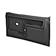 12-45F-DGR Front, Driver and Passenger Side Door Trim Panel - Dark Gray Full Power