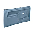 12-45F-LBL Front, Driver and Passenger Side Door Trim Panel - Blue Full Power